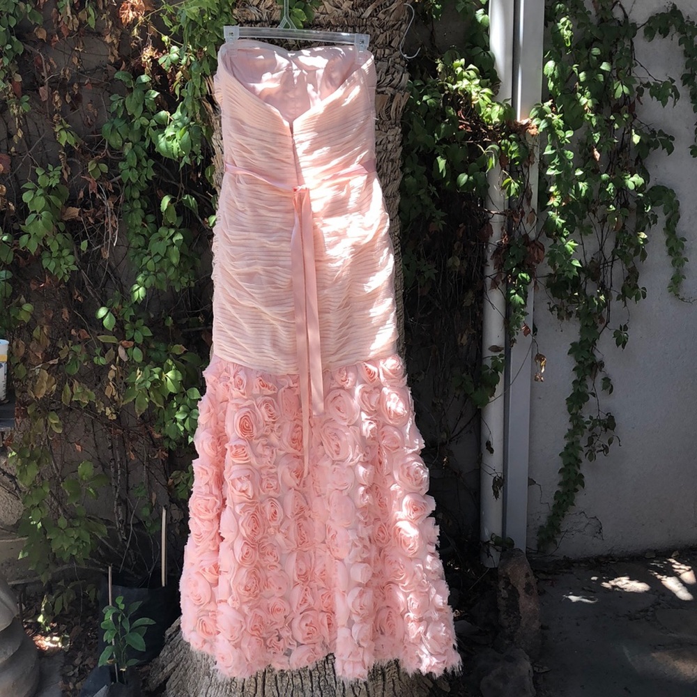 JS Collection Strapless Mermaid Dress | 6 - Picture 5 of 11